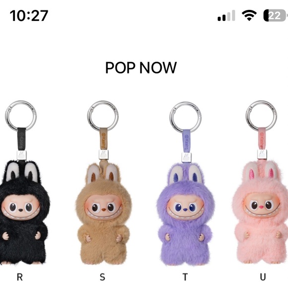 “PIN FOR LOVE” Plush Pendant Labubu - Picture 2 of 3